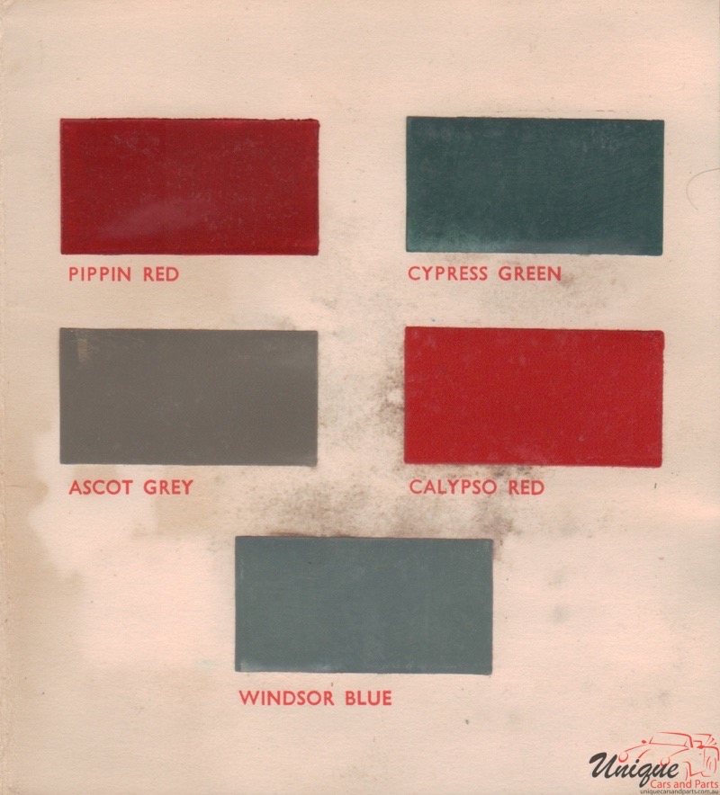 1960 Hillman Paint Charts Corporate 3